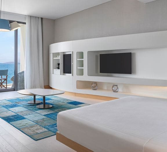King Deluxe Room with Terrace & Partial Sea View Toad